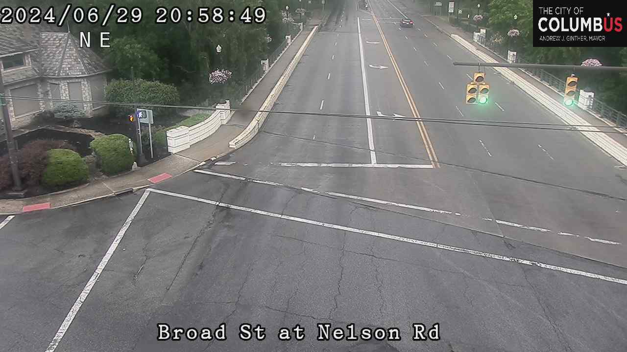 Broad St at Nelson Rd Traffic Camera