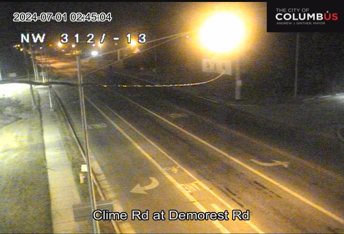 Traffic Cam Clime Rd at Demorest Rd Player