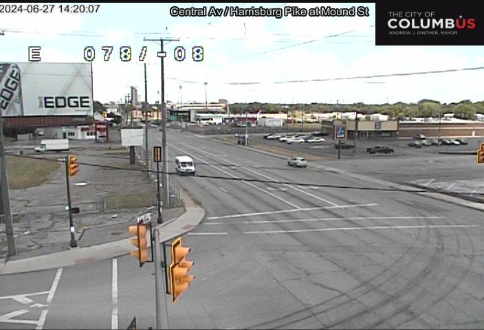 Traffic Cam Central Ave/Harrisburg Pike at Mound St Player