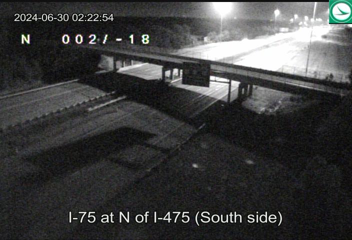 I-75 at N of I-475 (South side) Traffic Camera