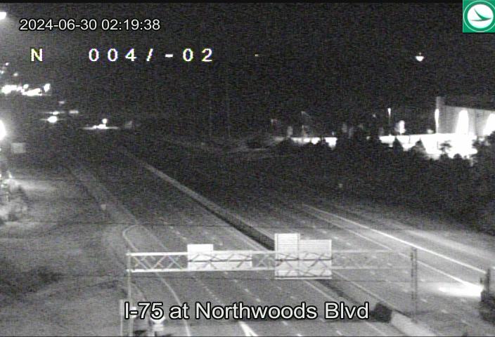 Traffic Cam I-75 at Northwoods Blvd Player