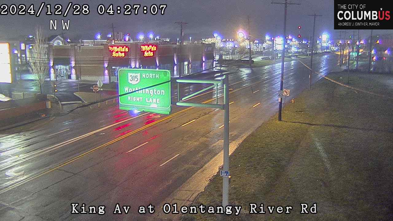 Olentangy River Rd at King Ave Traffic Camera