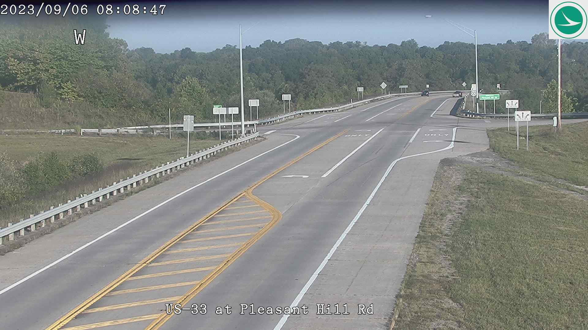 Traffic Cam US-33 at Pleasant Hill Rd Player