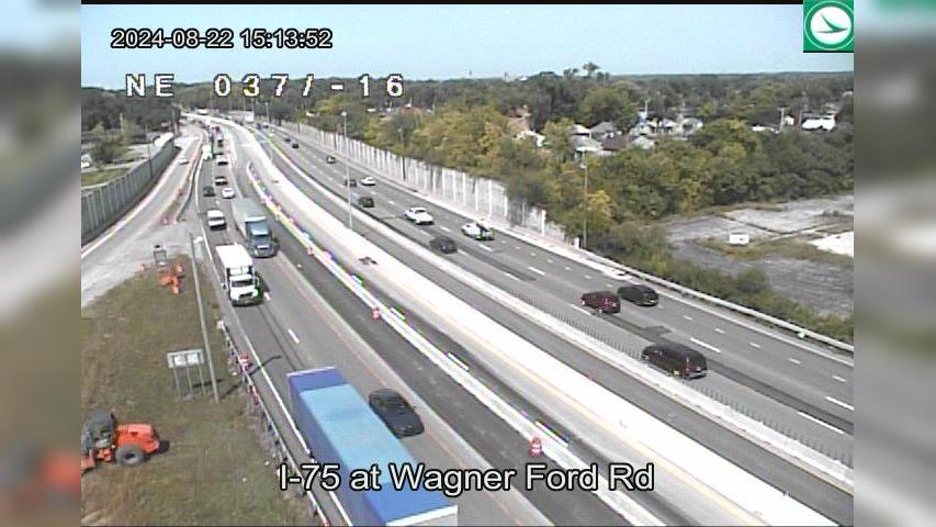 Northridge: I-75 at Wagner Ford Rd Traffic Camera