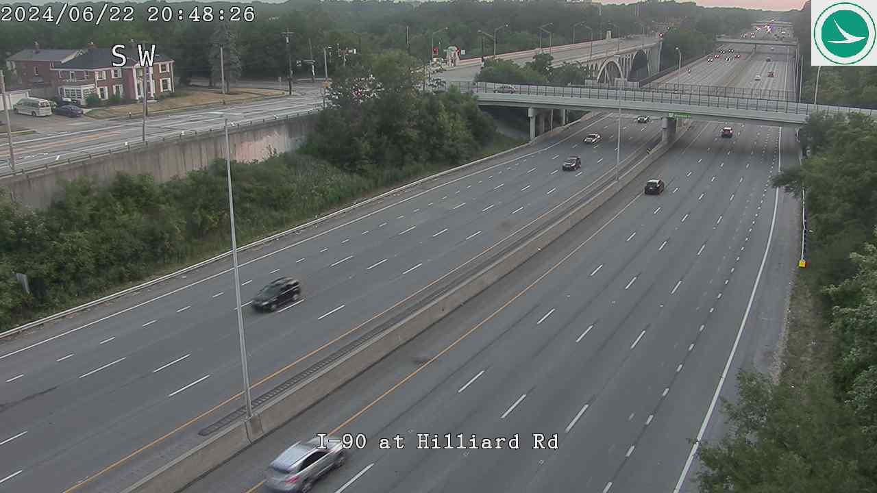 Traffic Cam Lakewood: I-90 at Hilliard Rd Player