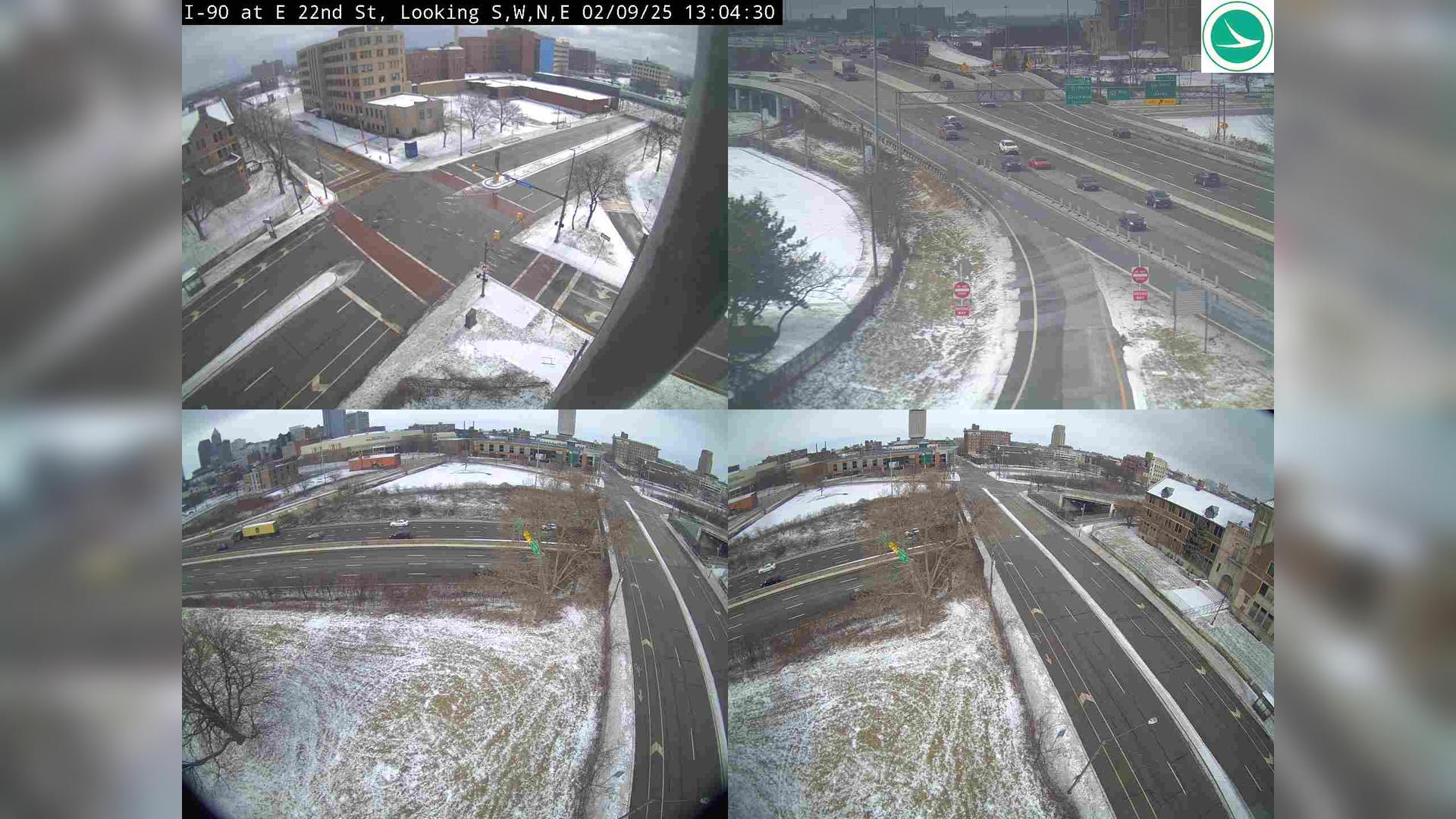 Traffic Cam Playhouse Square: I-90 at E 22nd St Player