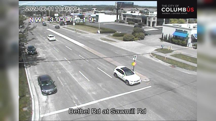 Traffic Cam Columbus: City of - Bethel Rd at Sawmill Rd Player