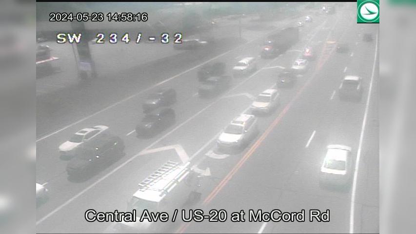 Central Avenue Park: Central Ave - US-20 at McCord Rd Traffic Camera