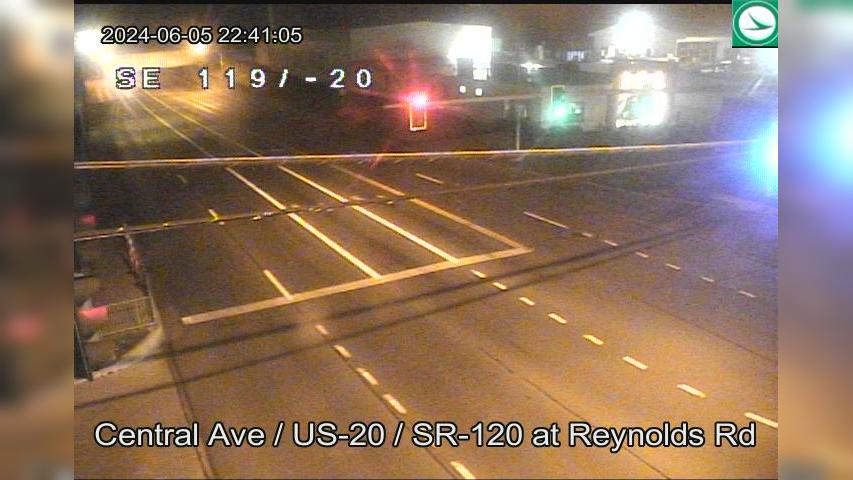 Central Avenue Park: Central Ave - US-20 - SR-120 at Reynolds Rd Traffic Camera