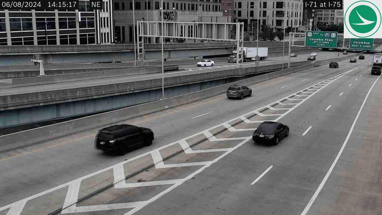 Pendleton: I-71 at I-75 Traffic Camera
