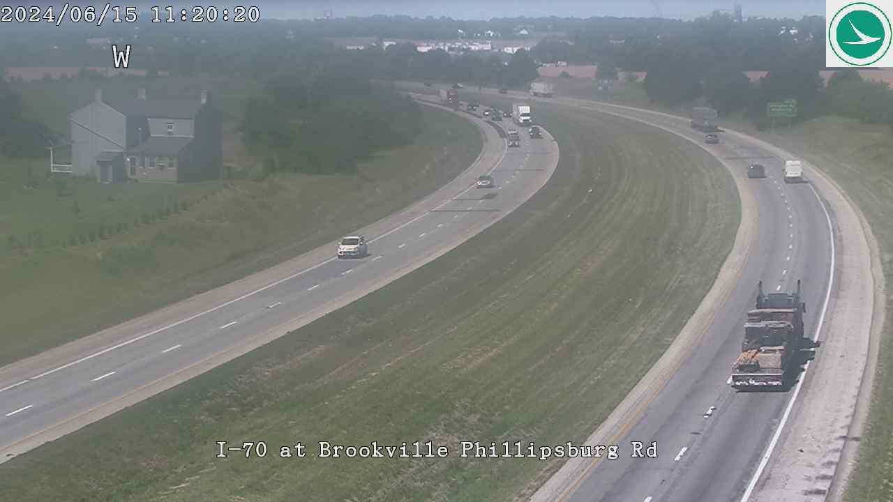 Traffic Cam Arlington: I-70 at Brookville Phillipsburg Rd Player