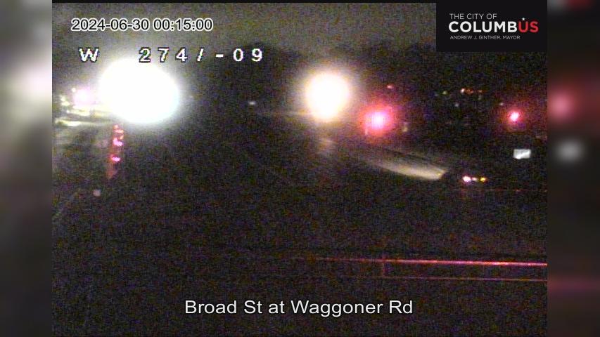 Traffic Cam Columbus: City of - Broad St at Waggoner Rd Player