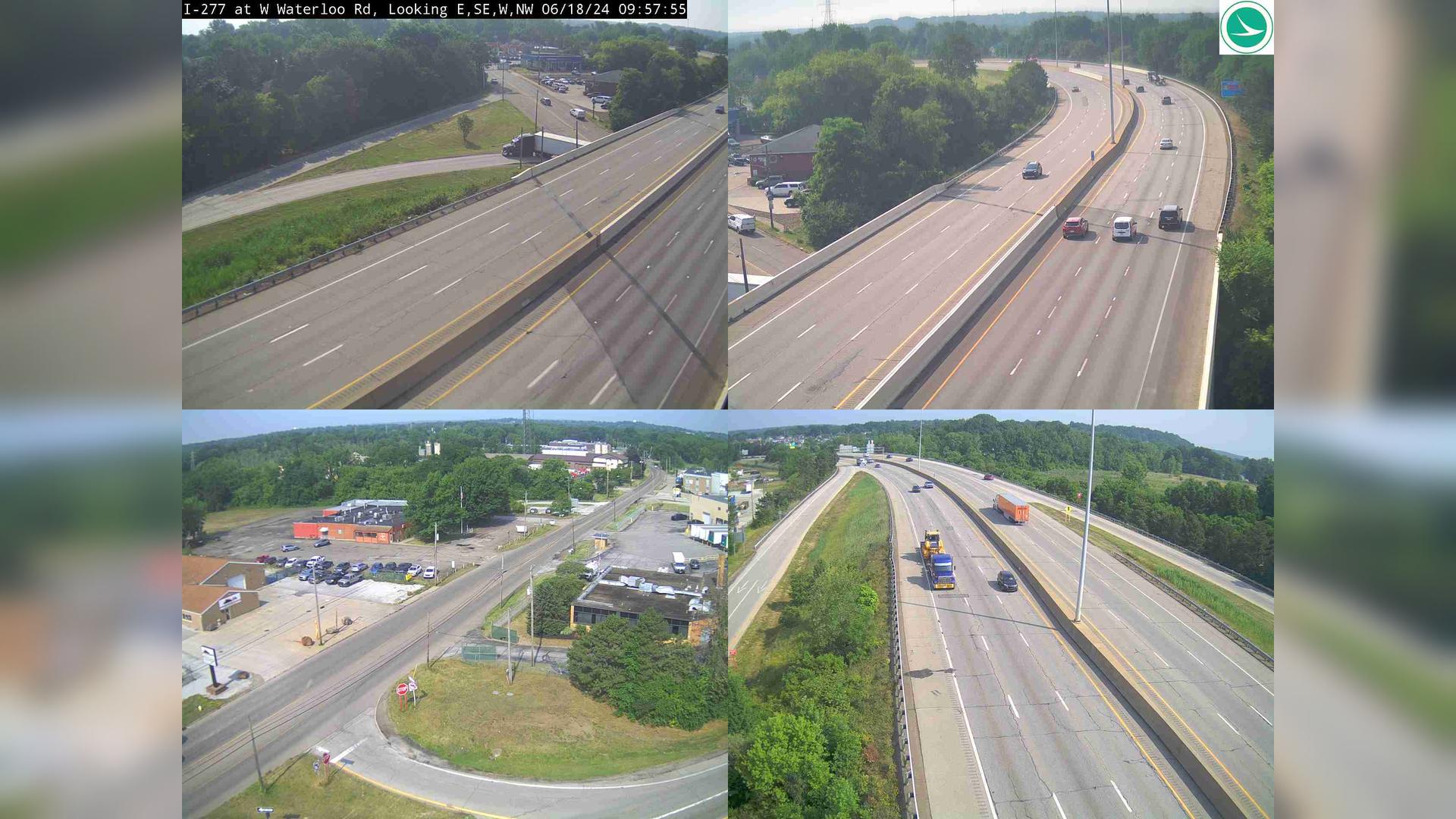 Traffic Cam Akron: I-277 at W Waterloo Rd Player