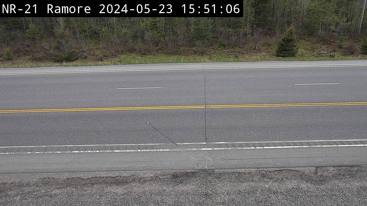 Traffic Cam Highway 11 near Playfair 3 Concession - South Player