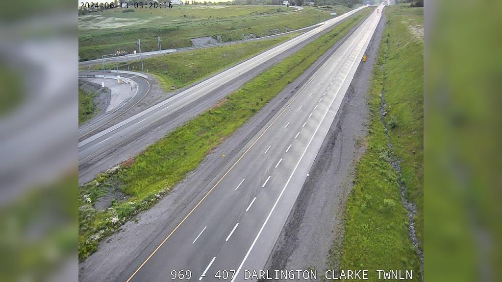 Clarington: Highway 407 near Darlington Clarke Townline Rd Traffic Camera