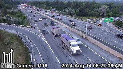 Toronto: Don Valley Parkway near York Mills Rd Traffic Camera