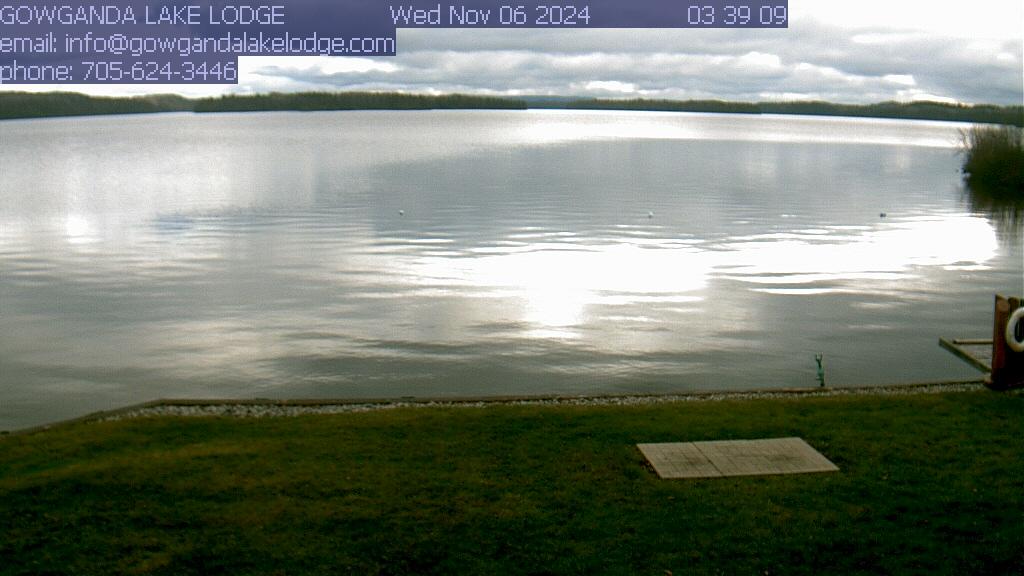 Unorganized West Timiskaming: Gowganda Lake from the Lodge Traffic Camera