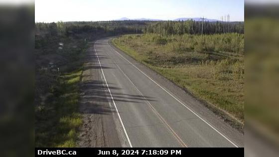 Braeside › North: Hwy 27, about 32 km south of Fort St. James, looking north Traffic Camera