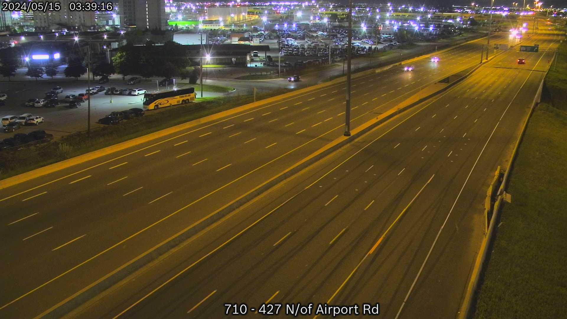 West Humber-Clairville: Highway 427 North of Airport Road Traffic Camera