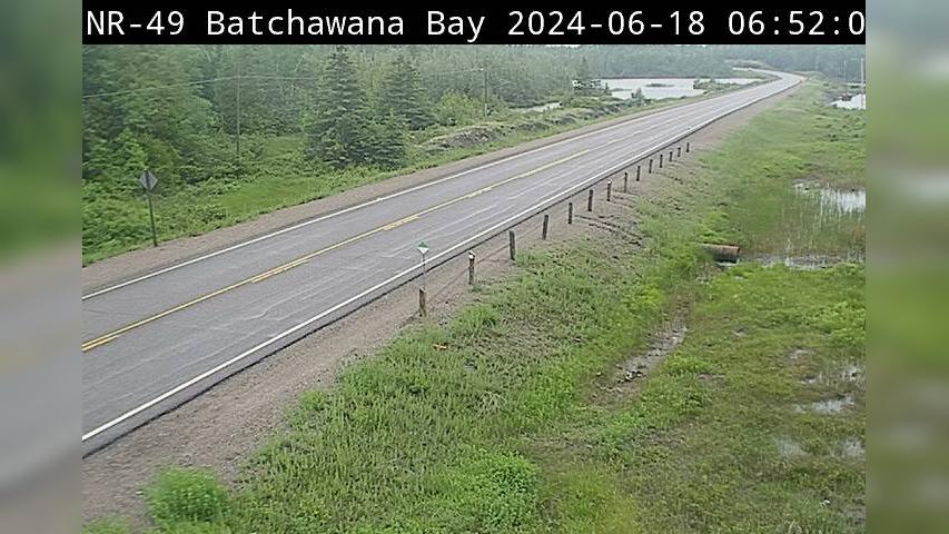 Traffic Cam Unorganized North Algoma: Highway 17 near Batchawana Bay Player