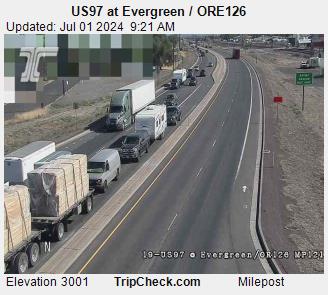 Traffic Cam US 97 at Evergreen / ORE126 Player