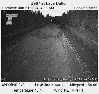 Traffic Cam US 97 at Lava Butte Player