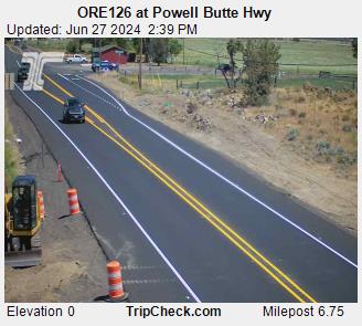 Traffic Cam ORE126 at Powell Butte Hwy  Player