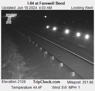 Traffic Cam I-84 at Farewell Bend Player