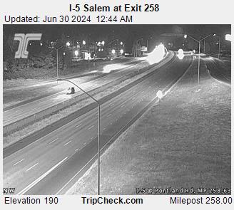I-5 Salem at Exit 258 Traffic Camera