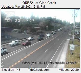 Traffic Cam ORE221 at Glen Creek Player