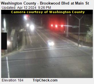 Traffic Cam Washington County - Brookwood Blvd at Main St Player