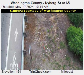 Washington County - Nyberg St at I-5 Traffic Camera