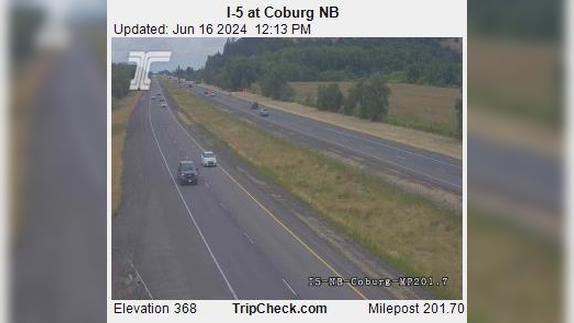 Traffic Cam Coburg: I-5 at - NB Player