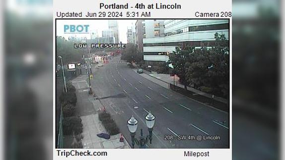 Portland: 4th at Lincoln Traffic Camera