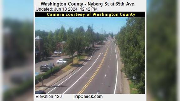 Traffic Cam Rivergrove: Washington County - Nyberg St at 65th Ave Player