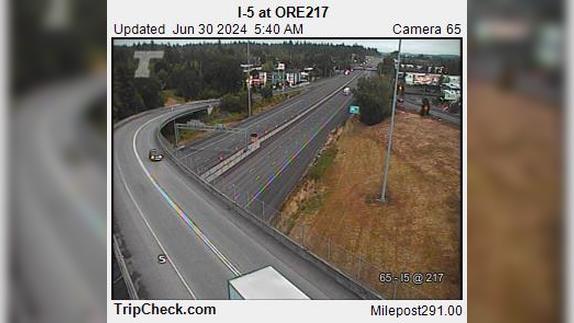 Tigard: I-5 at ORE217 Traffic Camera
