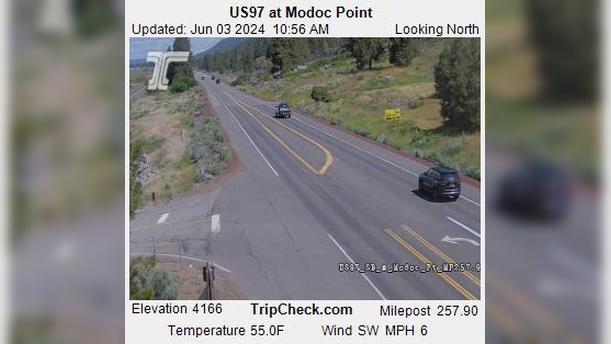 Traffic Cam Chiloquin: US 97 at Modoc Point Player