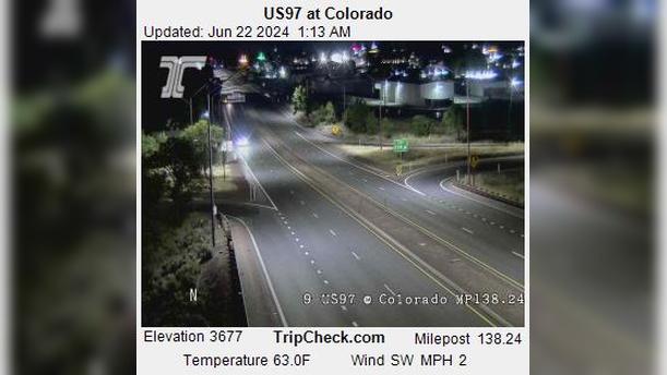 Bend: US 97 at Colorado Traffic Camera