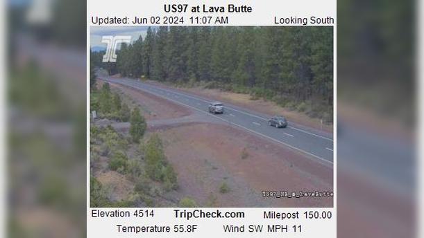 Traffic Cam Bend: US 97 at Lava Butte Player