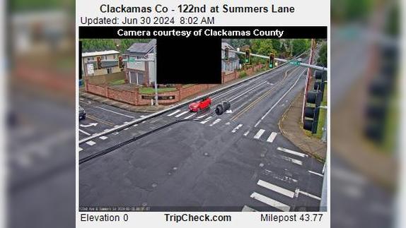 Traffic Cam Rivergrove: Clackamas Co - 122nd at Summers Lane Player
