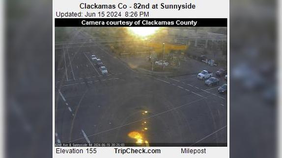 Traffic Cam Rivergrove: Clackamas Co - 82nd at Sunnyside Player