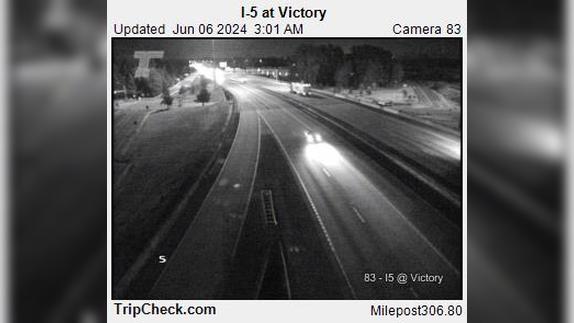 Portland: I- at Victory Traffic Camera