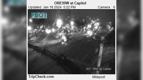 Portland: ORE99W at Capitol Traffic Camera