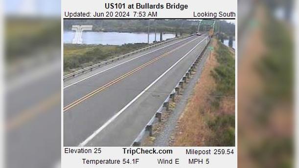 Traffic Cam Bandon: US101 at Bullards Bridge Player