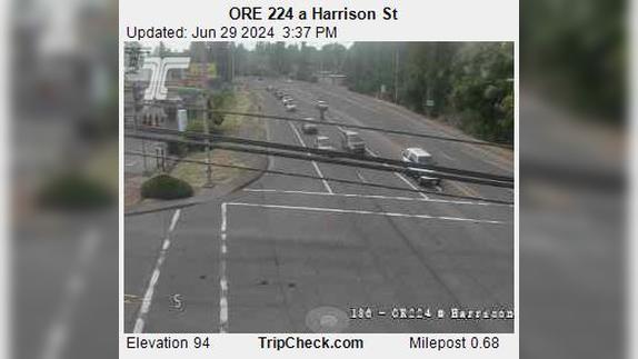 Milwaukie: ORE 224 a Harrison St Traffic Camera