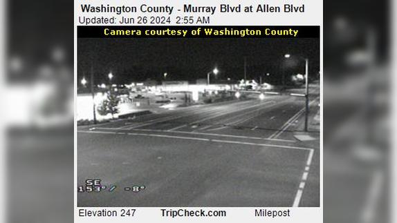 Traffic Cam Beaverton: Washington County - Murray Blvd at Allen Blvd Player