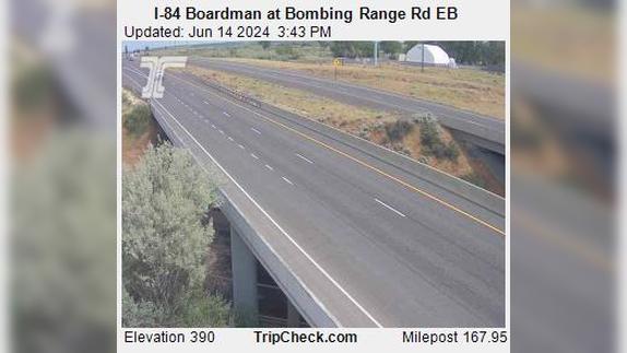 Traffic Cam Boardman: I-84 - at Bombing Range Rd EB Player