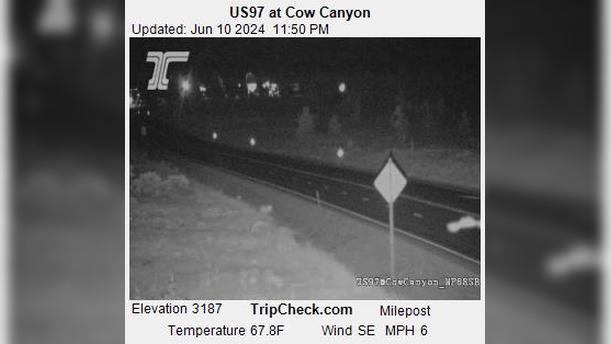 Traffic Cam Antelope: US97 at Cow Canyon Player