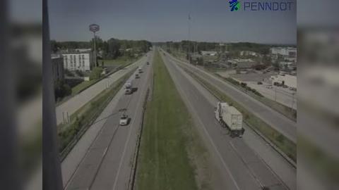 Traffic Cam Summit Township: I-90 @ EXIT 24 (US 19 WATERFORD/PEACH ST) Player