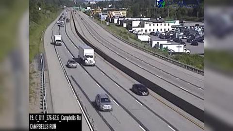 Traffic Cam Collier Township: I-376 @ MM 62.6 (CAMPBELL'S RUN RD) Player